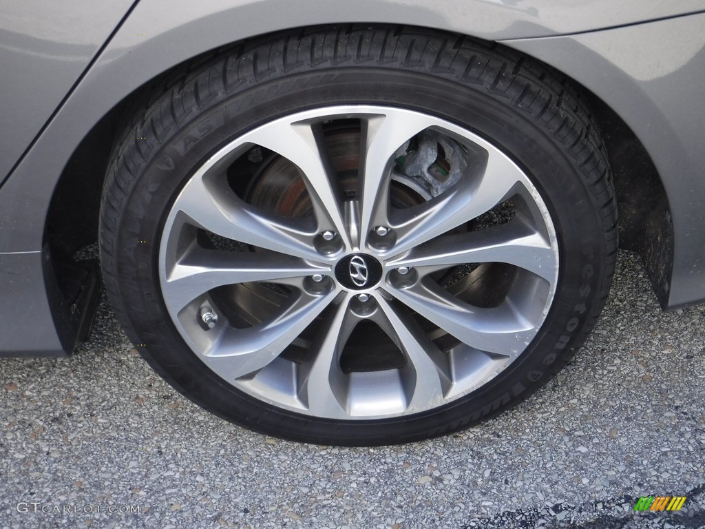 2014 Sonata SE 2.0T - Harbor Gray Metallic / Gray photo #6