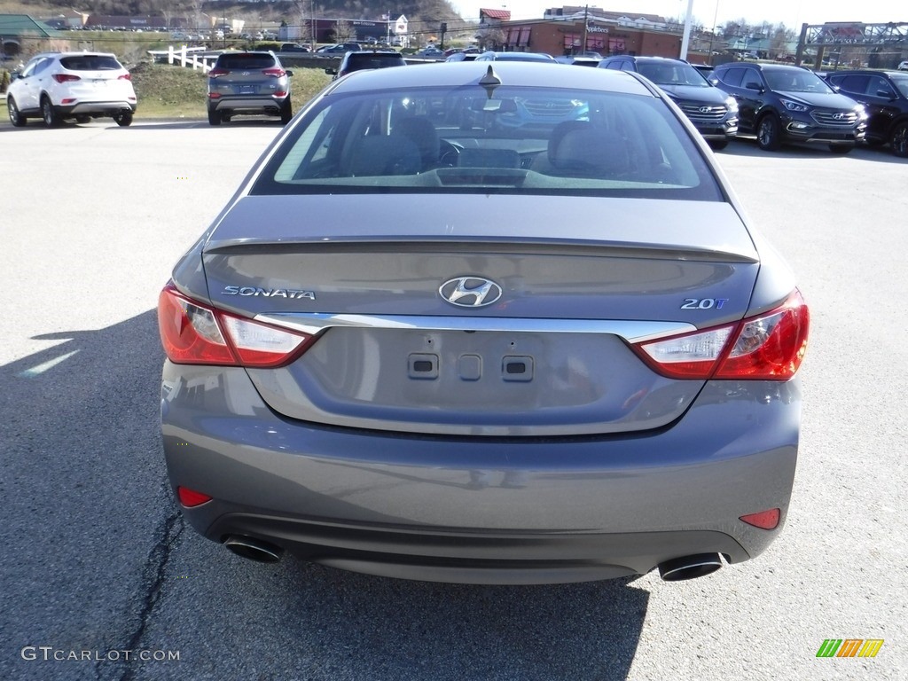 2014 Sonata SE 2.0T - Harbor Gray Metallic / Gray photo #7