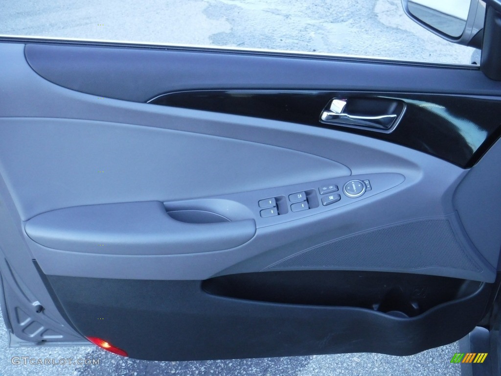 2014 Sonata SE 2.0T - Harbor Gray Metallic / Gray photo #11
