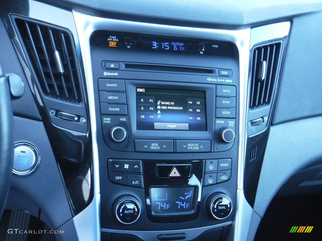 2014 Sonata SE 2.0T - Harbor Gray Metallic / Gray photo #16