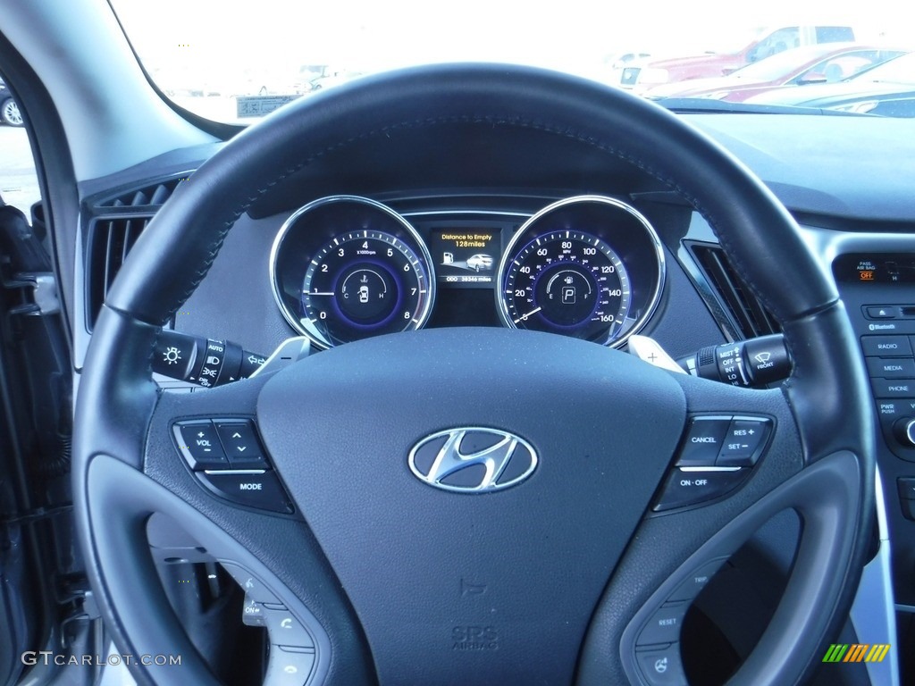 2014 Sonata SE 2.0T - Harbor Gray Metallic / Gray photo #20