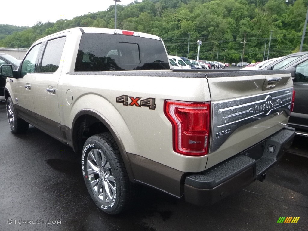 2017 F150 King Ranch SuperCrew 4x4 - White Gold / King Ranch Java photo #5
