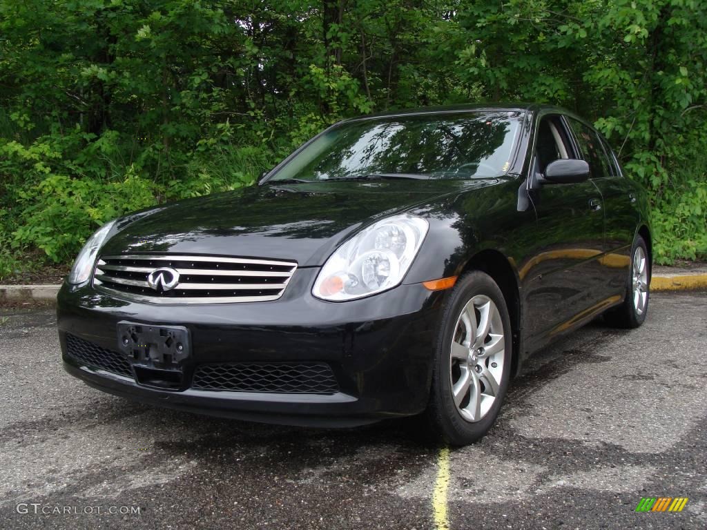 2006 G 35 x Sedan - Black Obsidian / Graphite photo #1