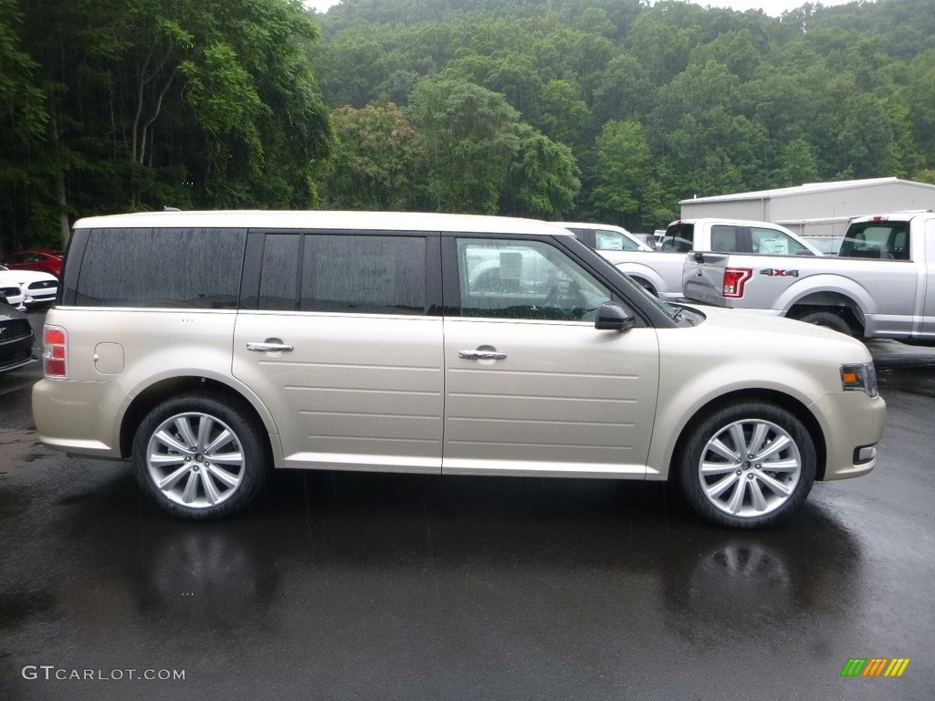 White Gold 2017 Ford Flex SEL AWD Exterior Photo #121487042