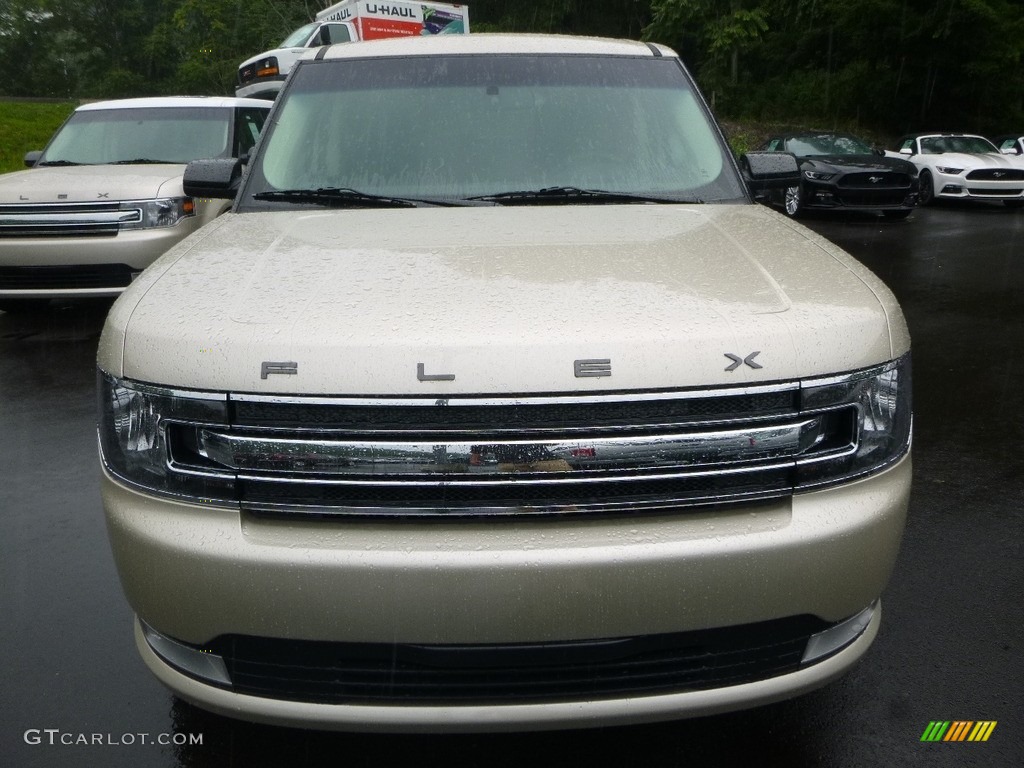 2017 Flex SEL AWD - White Gold / Black photo #4