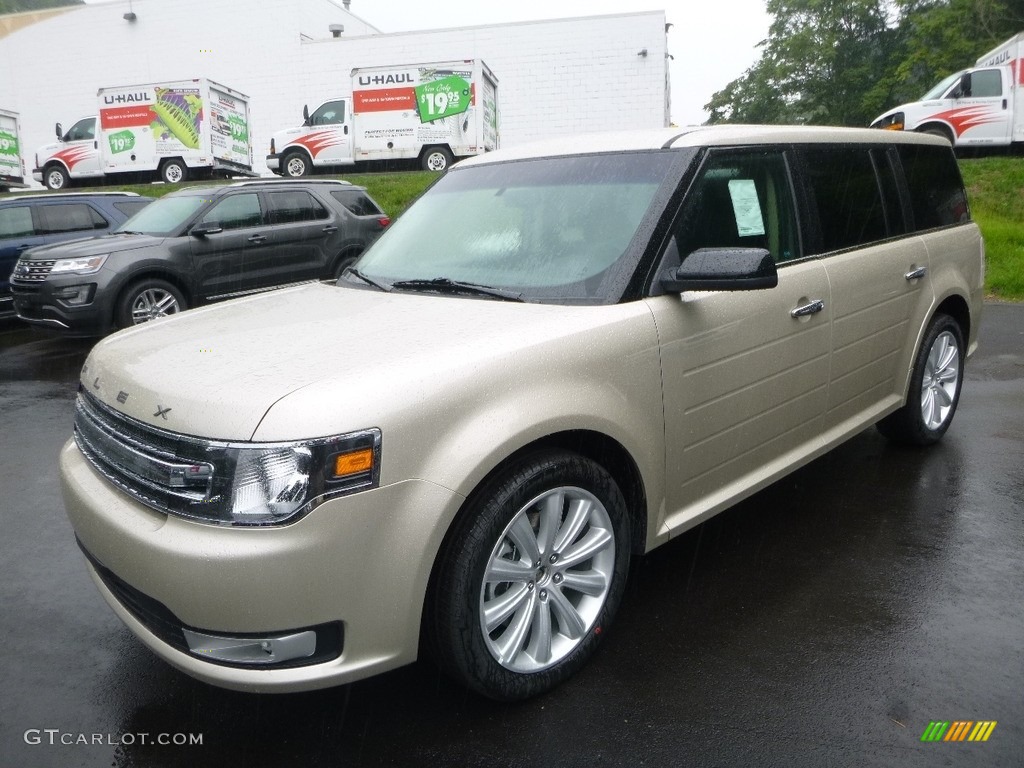 White Gold 2017 Ford Flex SEL AWD Exterior Photo #121487154