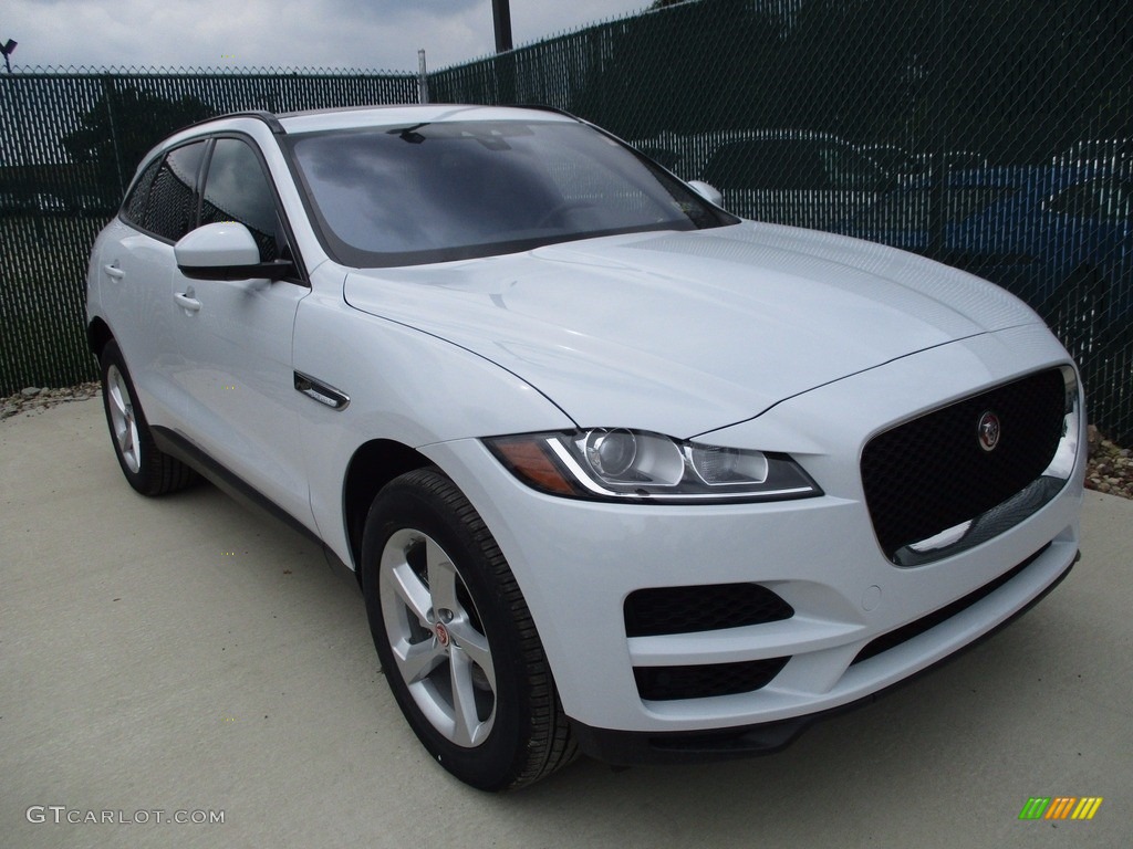 Yulong White Metallic 2018 Jaguar F-PACE 25t AWD Premium Exterior Photo #121487222