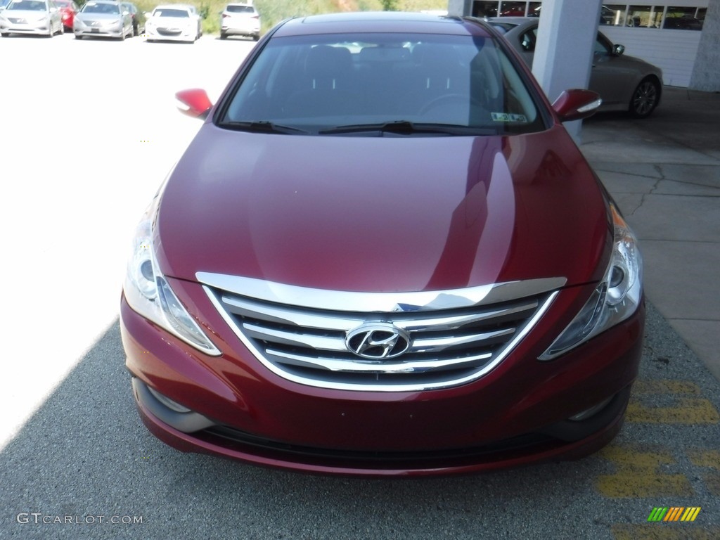 2014 Sonata SE - Venetian Red / Black photo #5