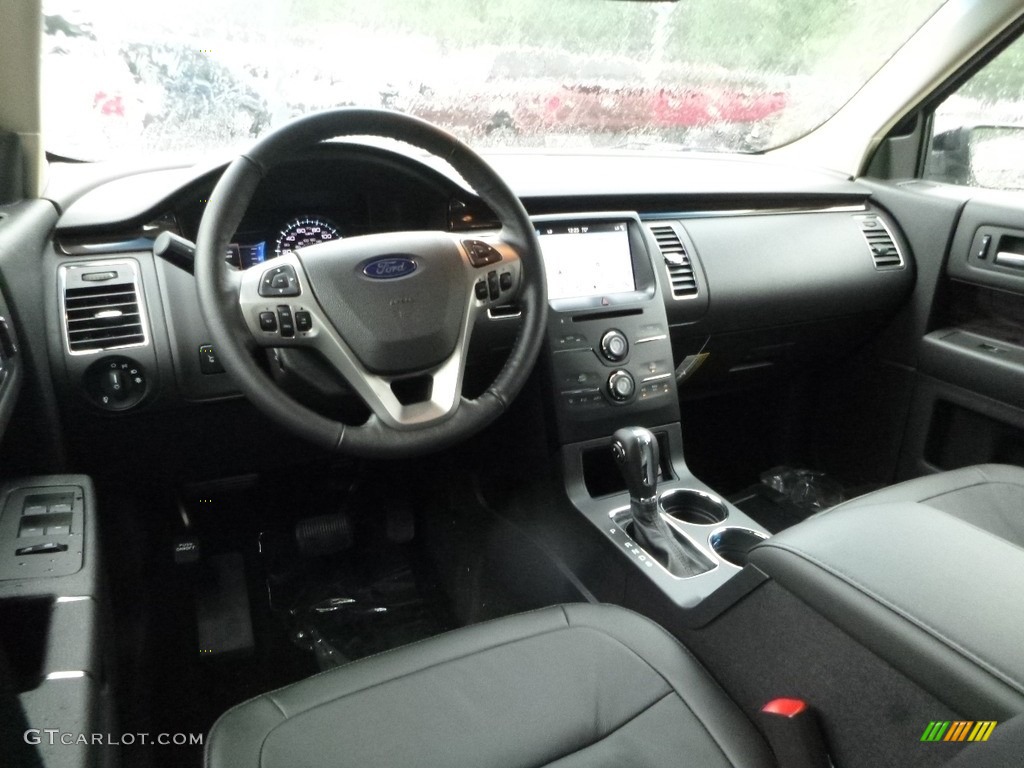 Black Interior 2017 Ford Flex SEL AWD Photo #121487258