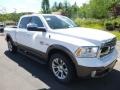 2017 Bright White Ram 1500 Laramie Longhorn Crew Cab 4x4  photo #7