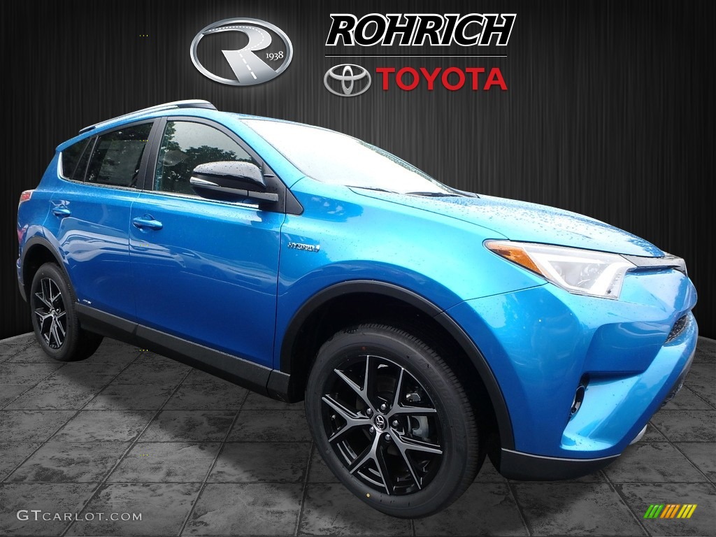 2017 RAV4 SE AWD Hybrid - Electric Storm Metallic / Black photo #1