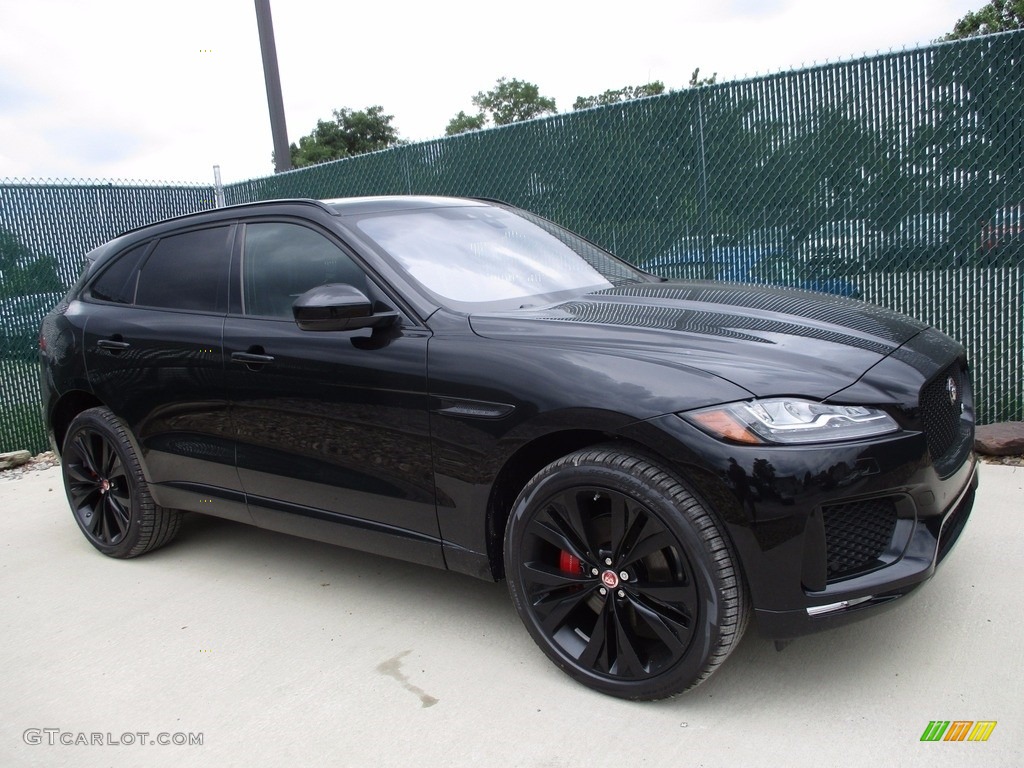 2018 F-PACE S AWD - Narvik Black / Ebony photo #1