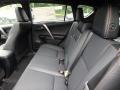 2017 Toyota RAV4 Black Interior Rear Seat Photo
