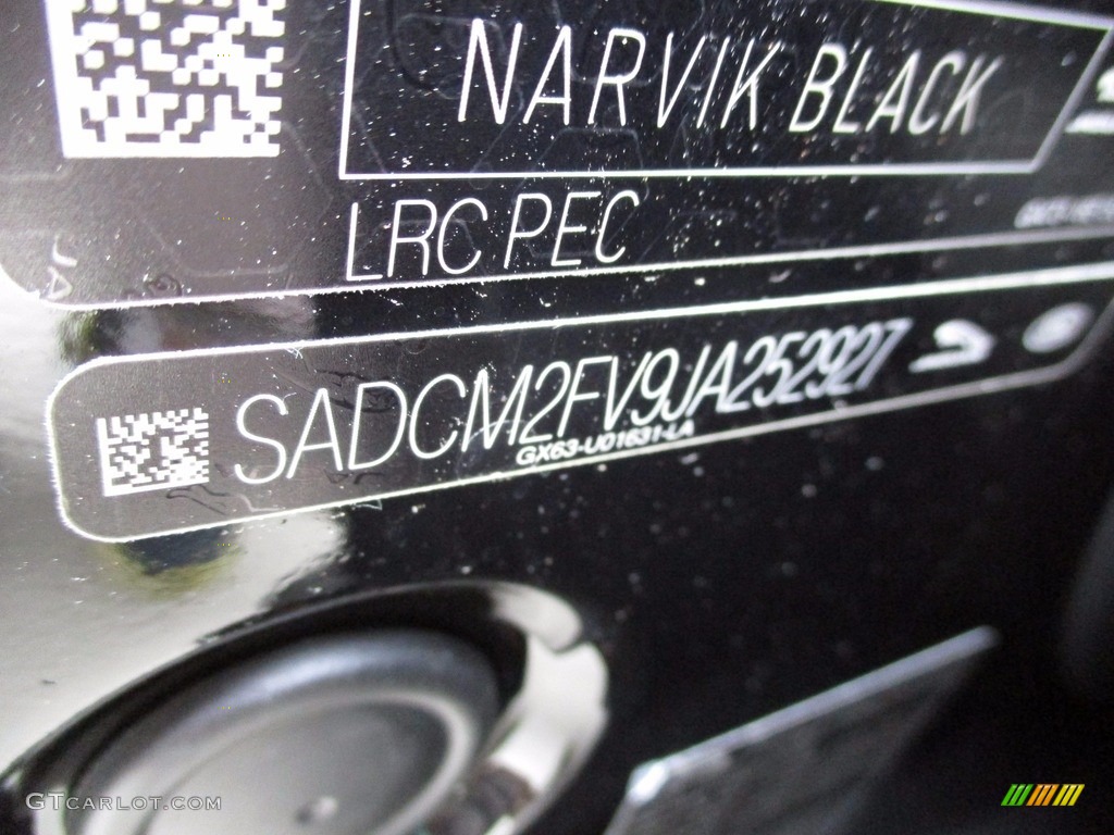 2018 F-PACE Color Code PEC for Narvik Black Photo #121488605