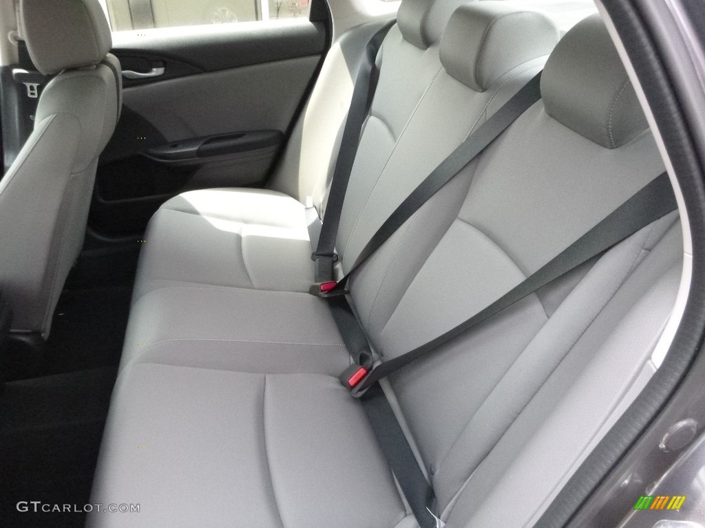 2017 Civic LX Sedan - Modern Steel Metallic / Gray photo #9