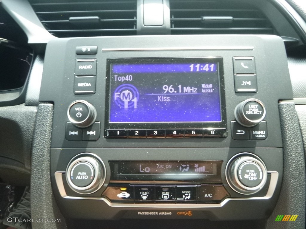 2017 Civic LX Sedan - Modern Steel Metallic / Gray photo #14