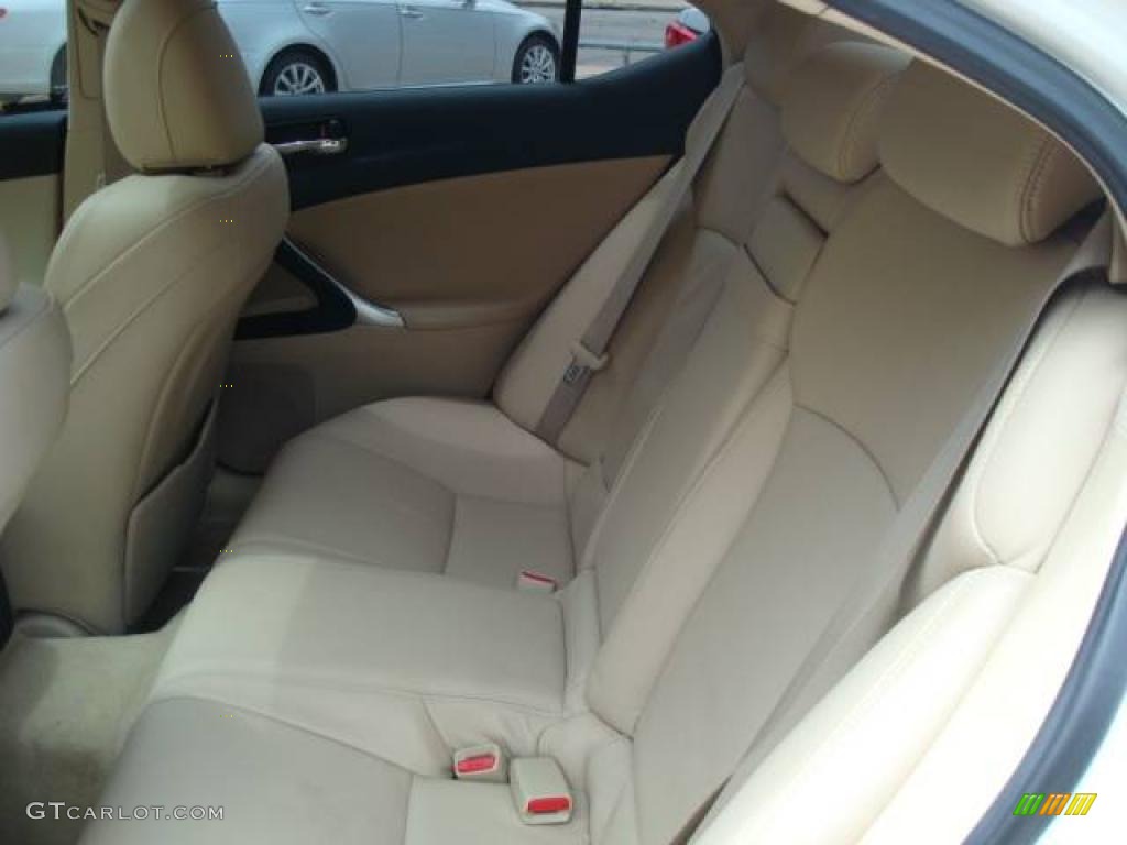 2006 IS 250 AWD - Crystal White / Cashmere Beige photo #9