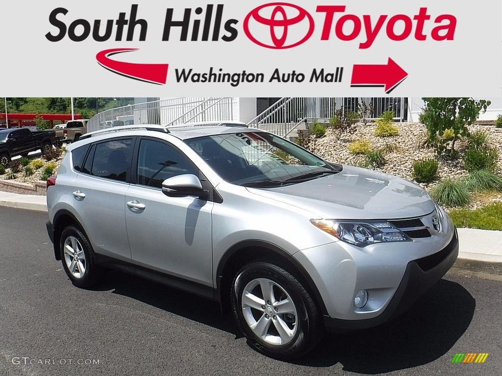 2014 RAV4 XLE AWD - Classic Silver Metallic / Black photo #1