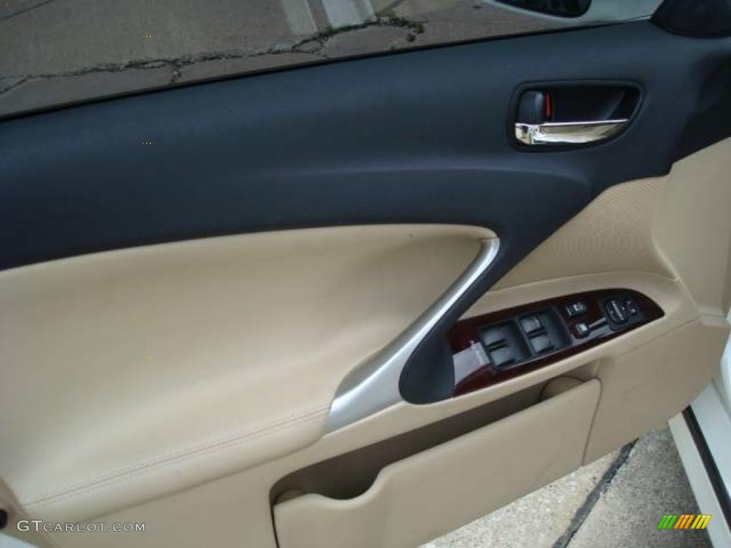 2006 IS 250 AWD - Crystal White / Cashmere Beige photo #11