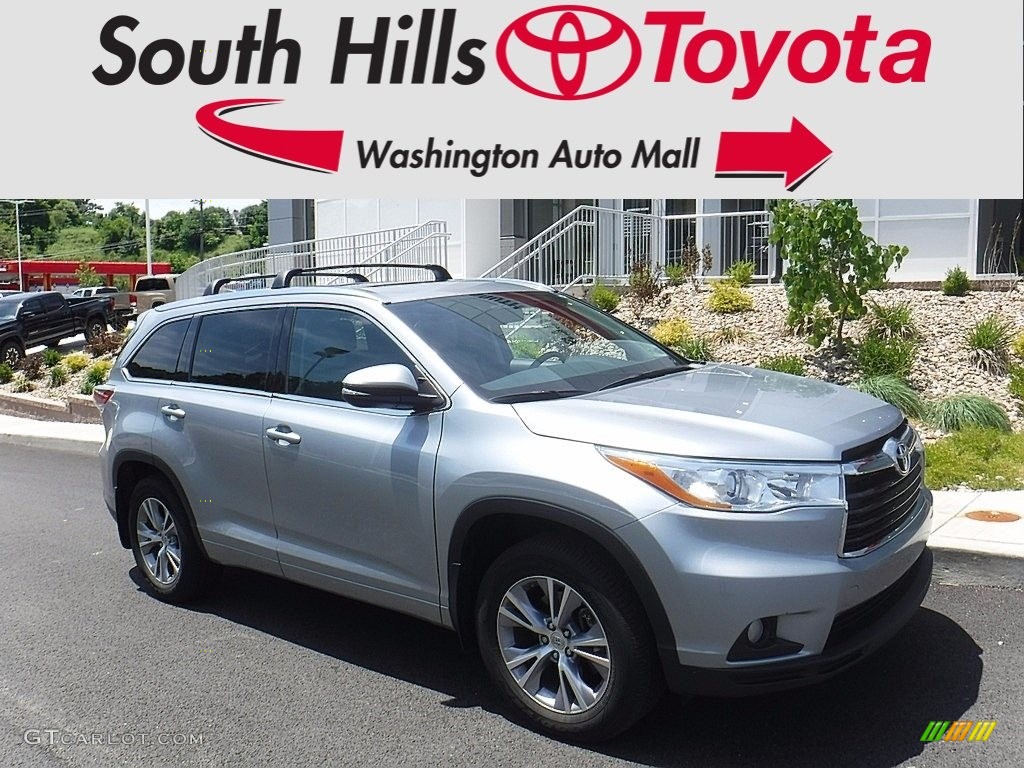 2014 Highlander XLE AWD - Silver Sky Metallic / Ash photo #1