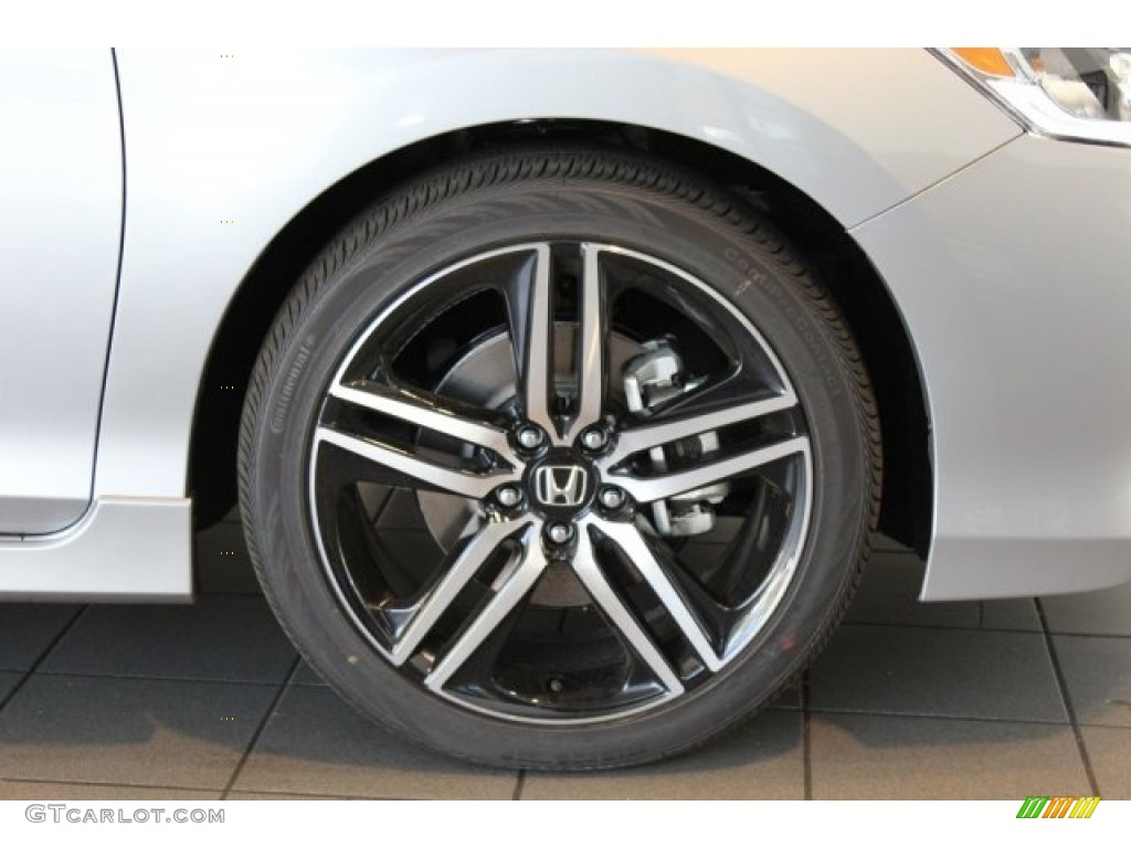 2017 Accord Sport Special Edition Sedan - Lunar Silver Metallic / Black photo #2