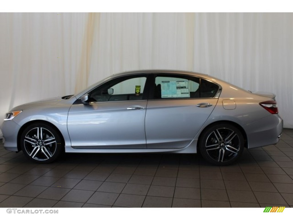 2017 Accord Sport Special Edition Sedan - Lunar Silver Metallic / Black photo #5
