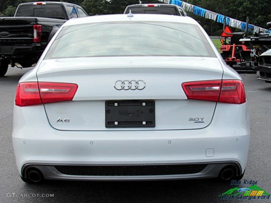 2013 A6 3.0T quattro Sedan - Glacier White Metallic / Nougat Brown photo #4