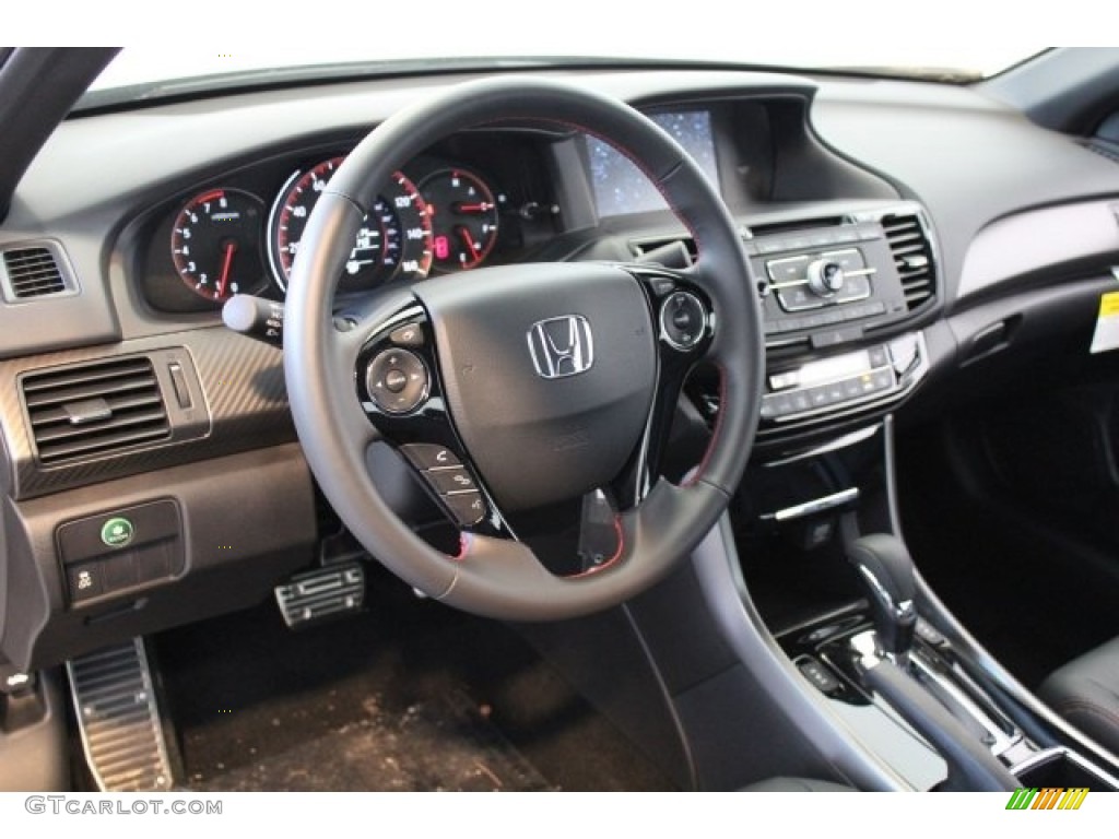 2017 Accord Sport Special Edition Sedan - Lunar Silver Metallic / Black photo #11