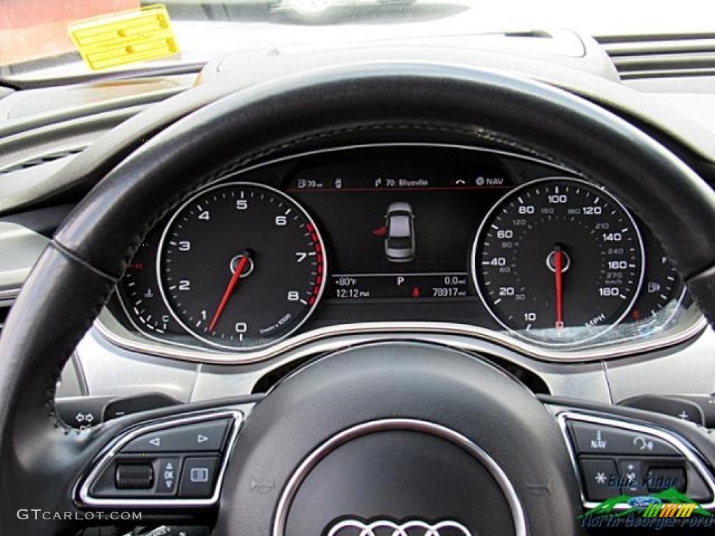 2013 A6 3.0T quattro Sedan - Glacier White Metallic / Nougat Brown photo #19