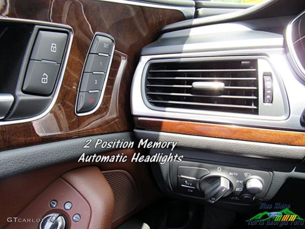 2013 A6 3.0T quattro Sedan - Glacier White Metallic / Nougat Brown photo #21