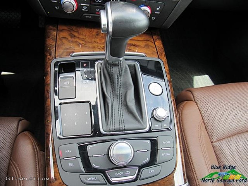 2013 A6 3.0T quattro Sedan - Glacier White Metallic / Nougat Brown photo #26