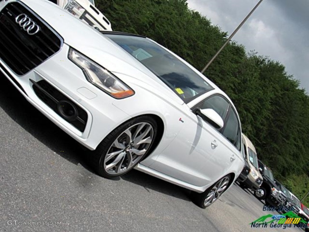 2013 A6 3.0T quattro Sedan - Glacier White Metallic / Nougat Brown photo #38