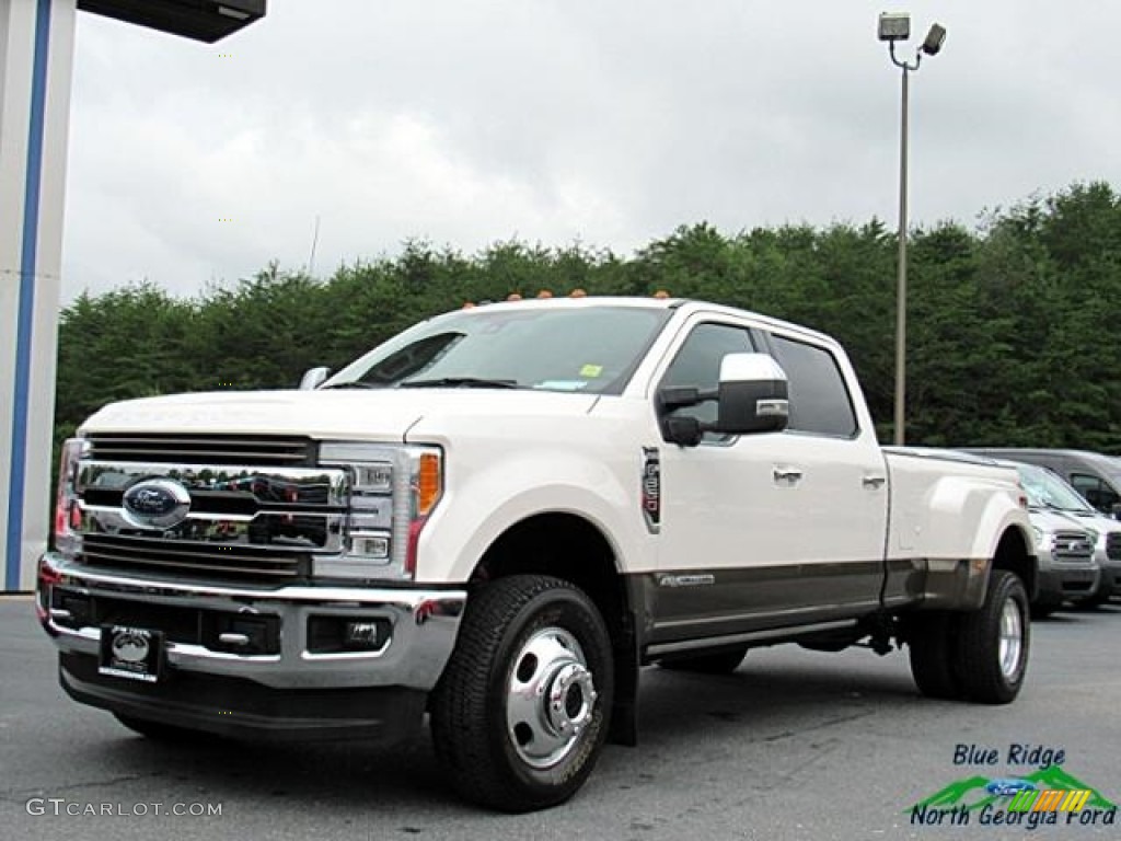 2017 F350 Super Duty King Ranch Crew Cab 4x4 - White Platinum / King Ranch Mesa Antique Java photo #1