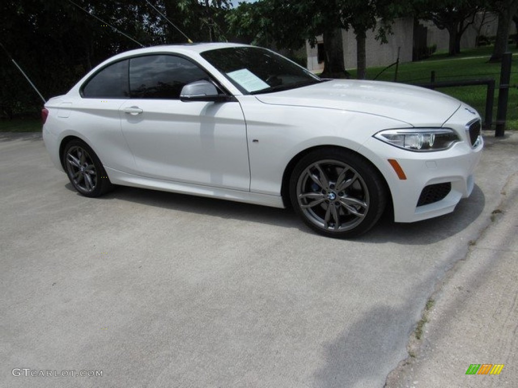 2014 M235i Coupe - Alpine White / Coral Red/Black photo #1