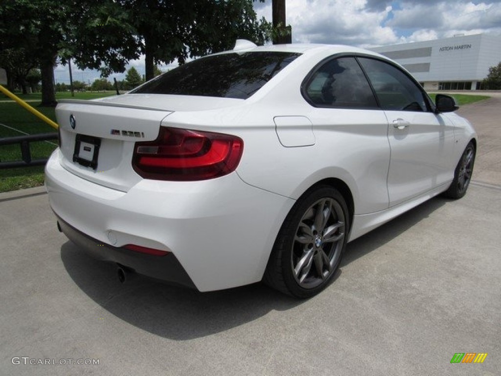 2014 M235i Coupe - Alpine White / Coral Red/Black photo #7