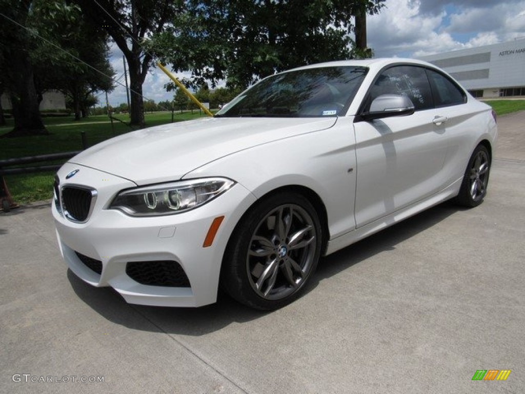 2014 M235i Coupe - Alpine White / Coral Red/Black photo #10