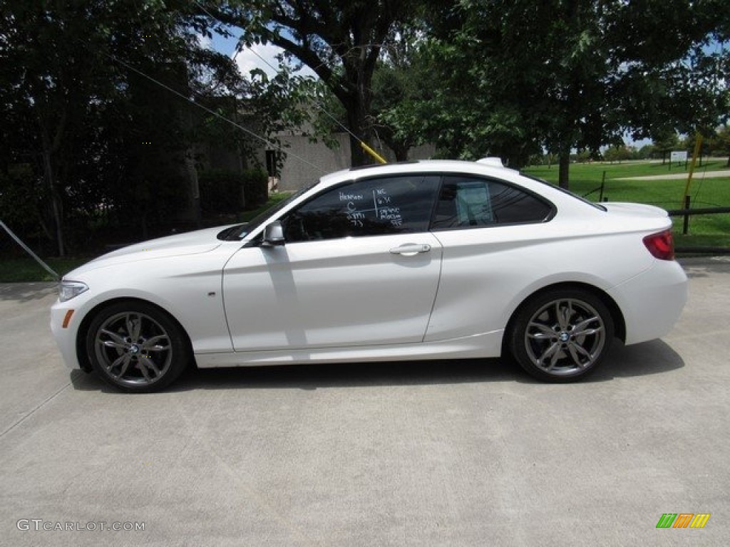 2014 M235i Coupe - Alpine White / Coral Red/Black photo #11
