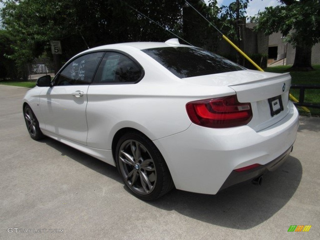 2014 M235i Coupe - Alpine White / Coral Red/Black photo #12