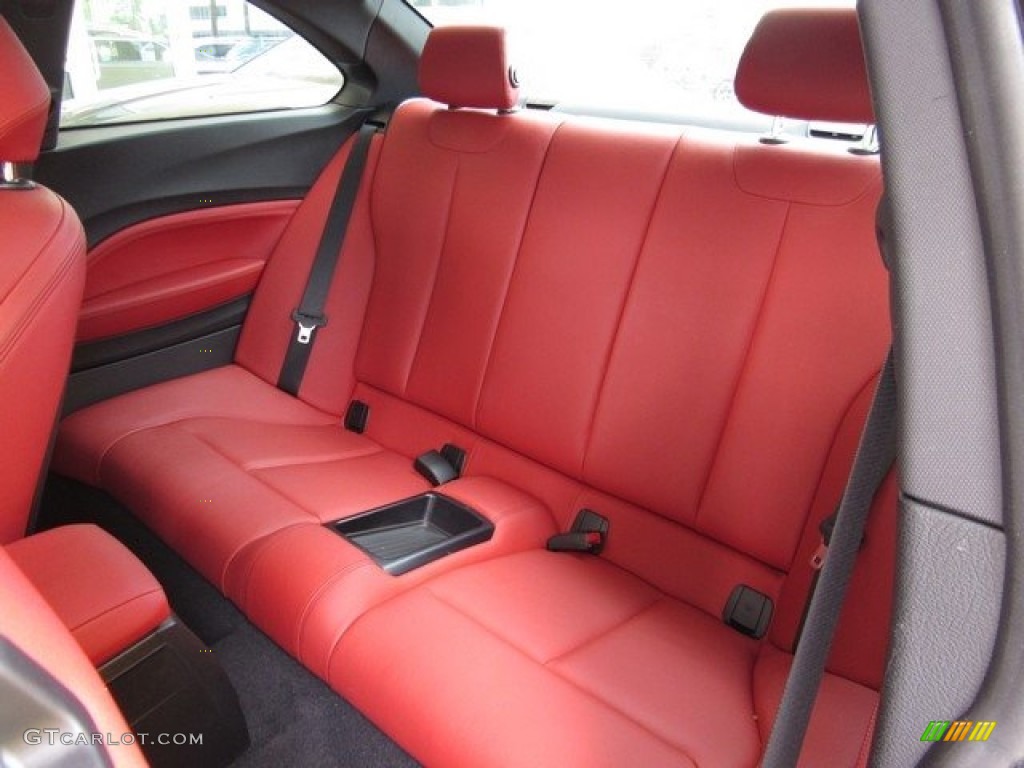 2014 M235i Coupe - Alpine White / Coral Red/Black photo #13