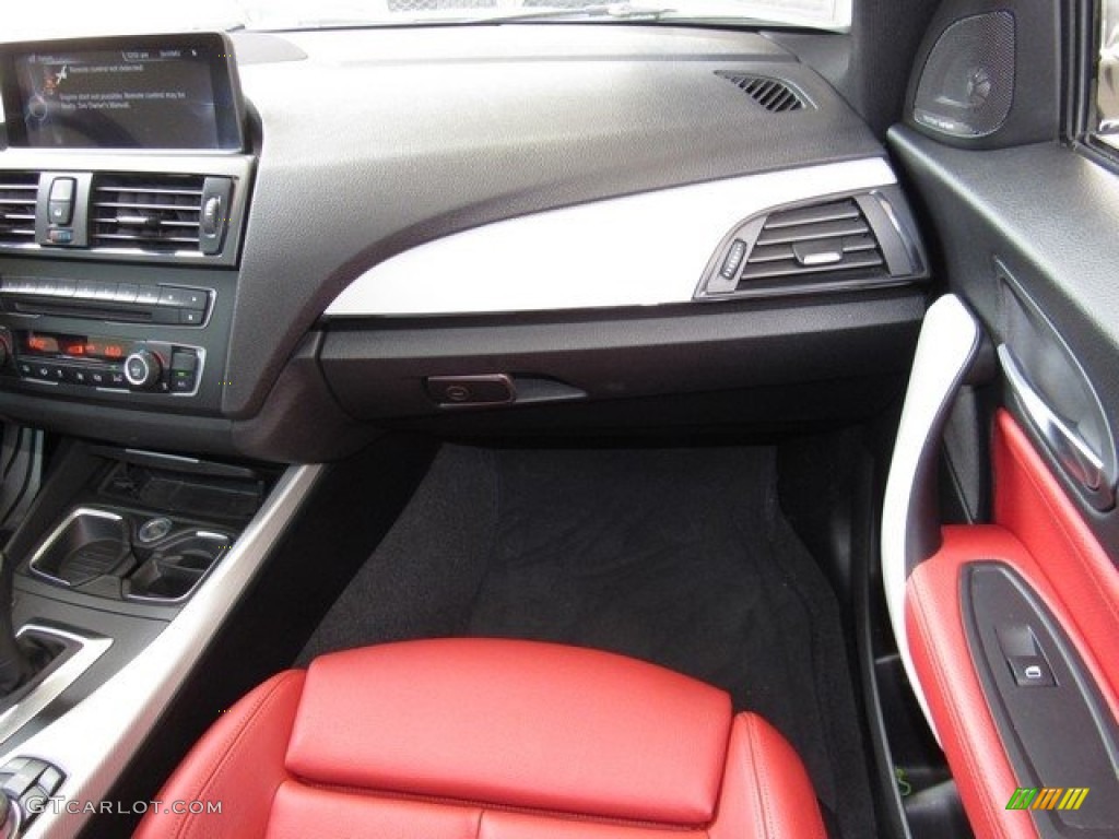 2014 M235i Coupe - Alpine White / Coral Red/Black photo #15