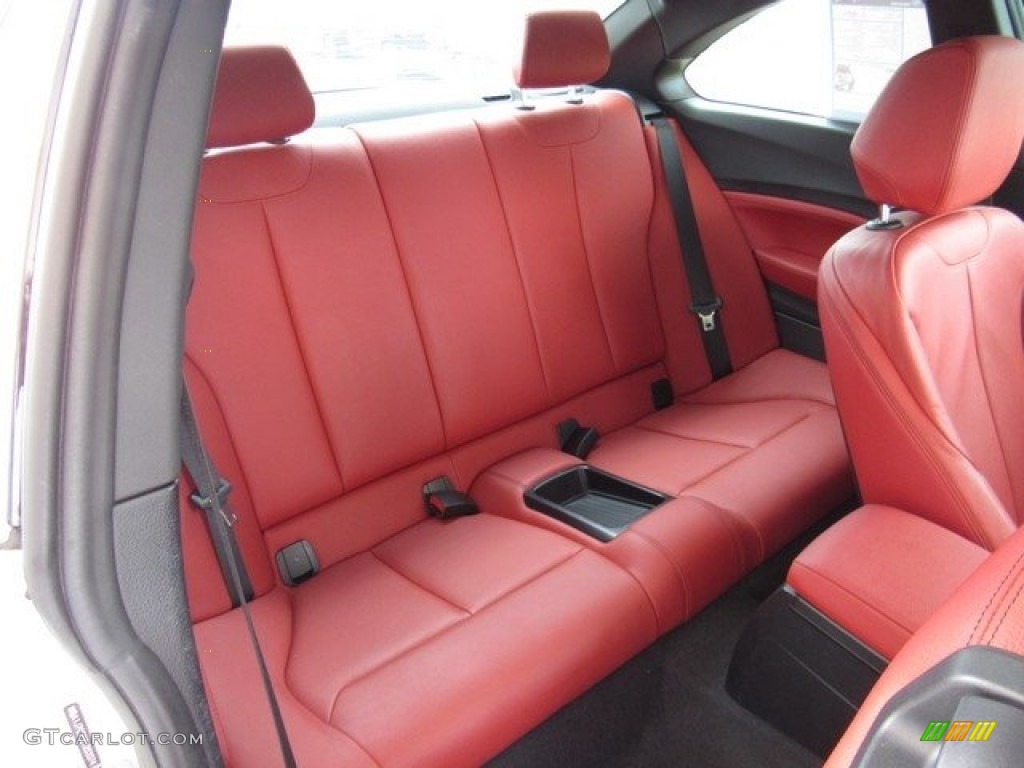 2014 M235i Coupe - Alpine White / Coral Red/Black photo #16