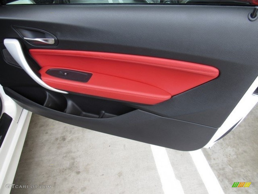 2014 M235i Coupe - Alpine White / Coral Red/Black photo #19