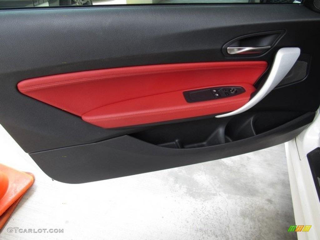 2014 M235i Coupe - Alpine White / Coral Red/Black photo #21