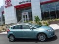 2012 Frosted Glass Metallic Ford Focus SEL 5-Door  photo #2