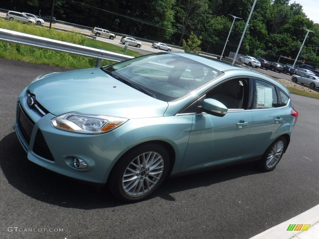 2012 Focus SEL 5-Door - Frosted Glass Metallic / Stone photo #6