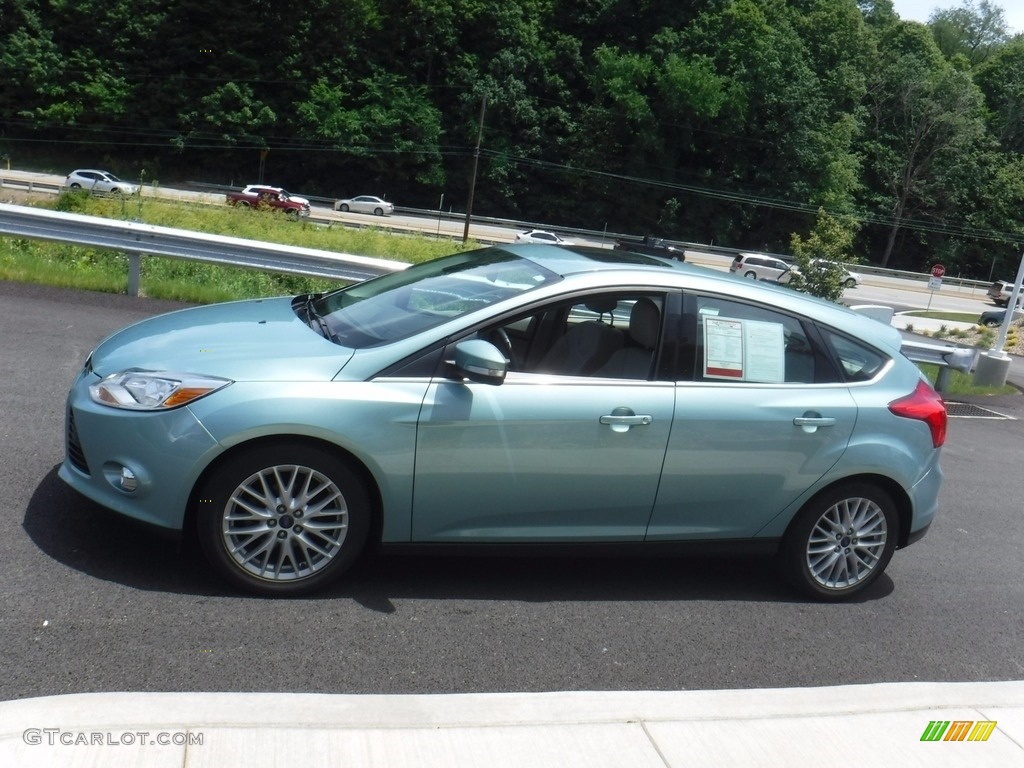 2012 Focus SEL 5-Door - Frosted Glass Metallic / Stone photo #7