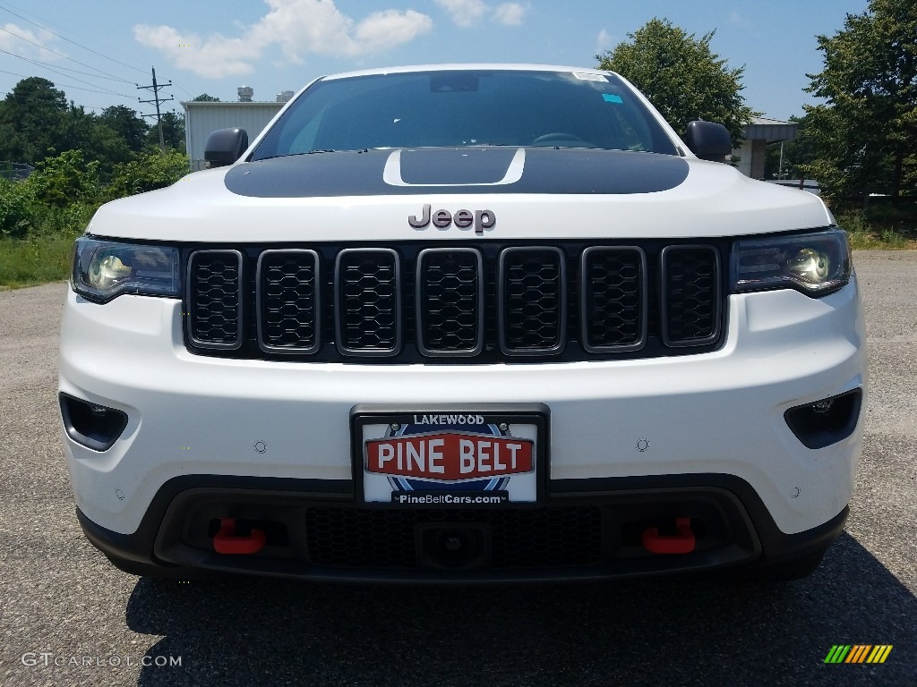 2017 Grand Cherokee Trailhawk 4x4 - Bright White / Black photo #2