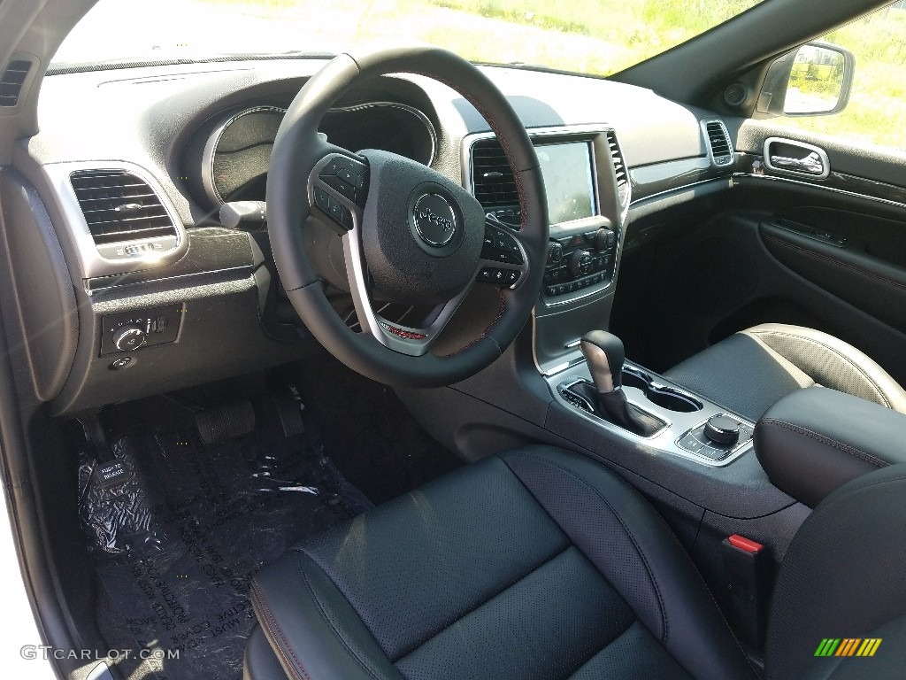 2017 Grand Cherokee Trailhawk 4x4 - Bright White / Black photo #7