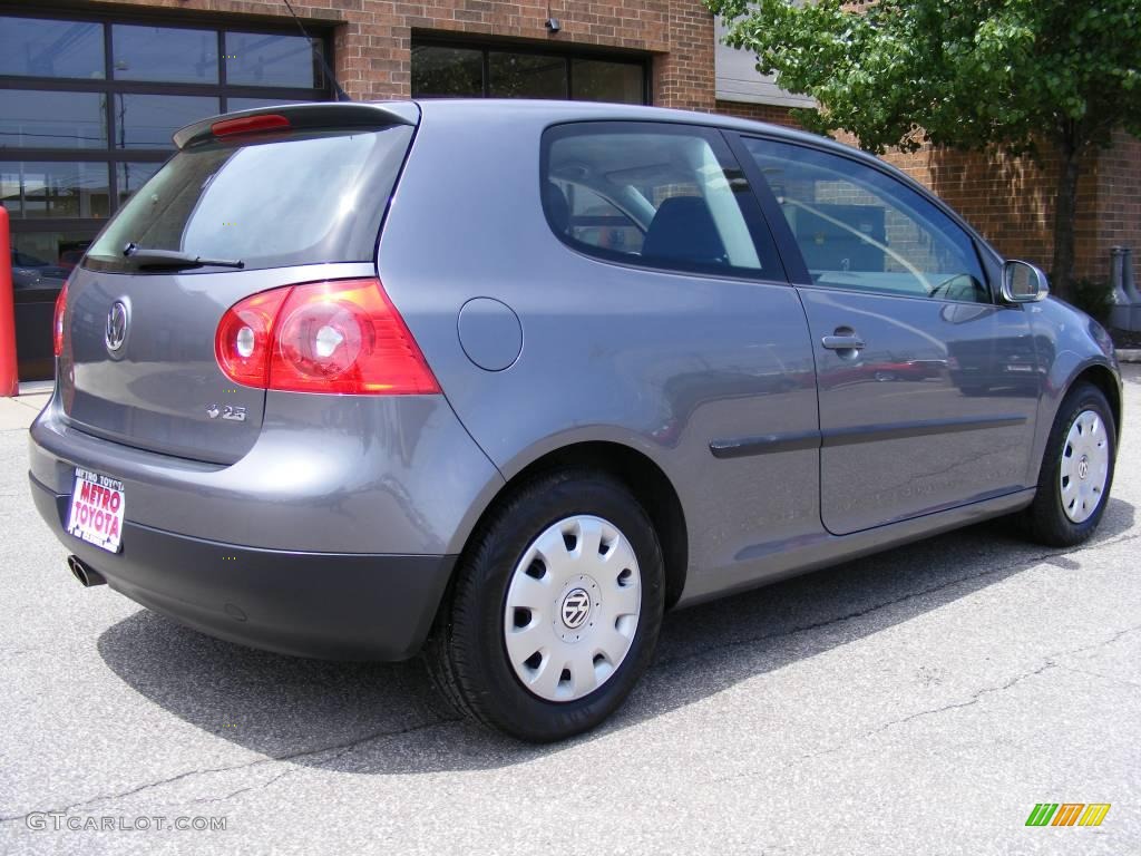 2007 Rabbit 2 Door - United Grey Metallic / Anthracite photo #3