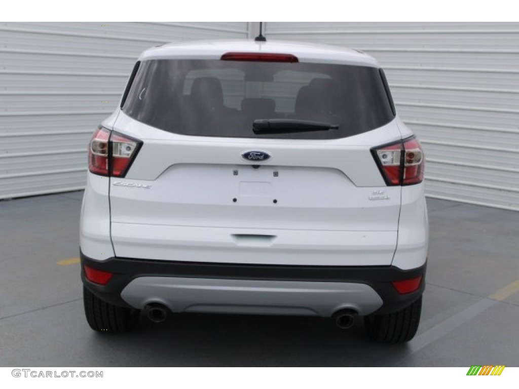 2017 Escape SE - Oxford White / Charcoal Black photo #6